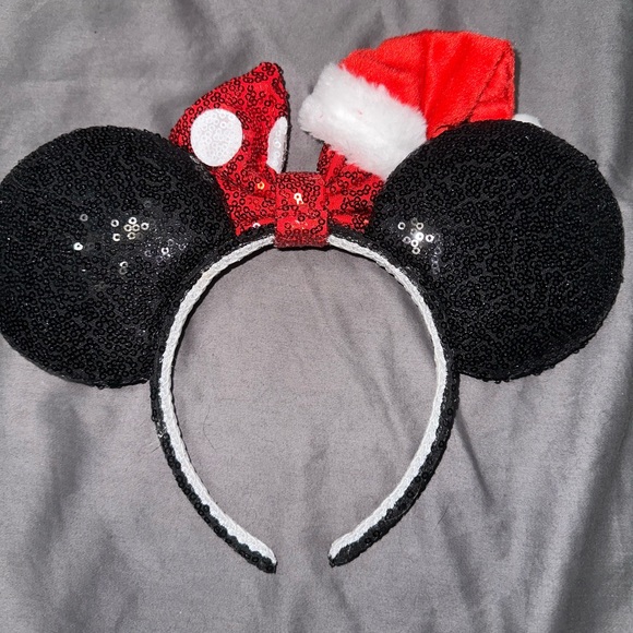 Minnie Christmas Sequin Ears - Picture 2 of 2